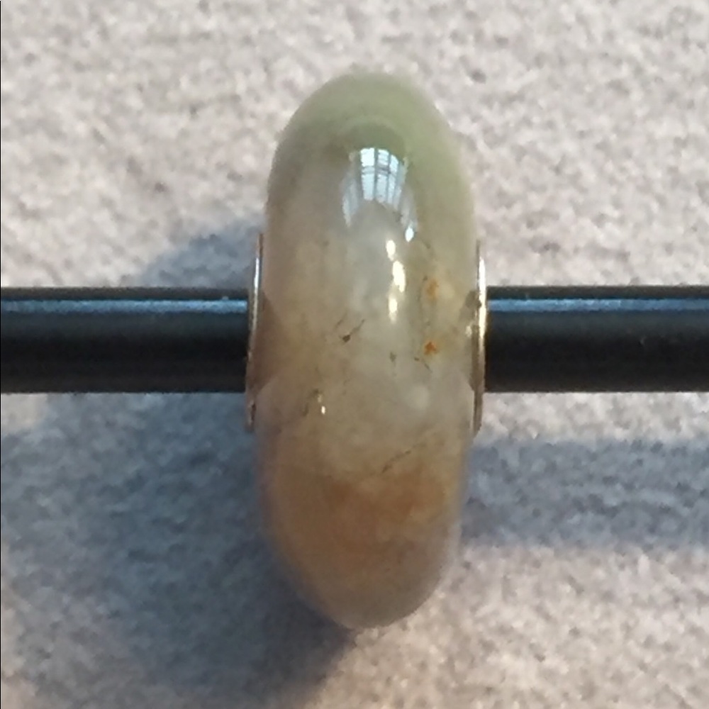 Trollbeads natural Jasper stone
